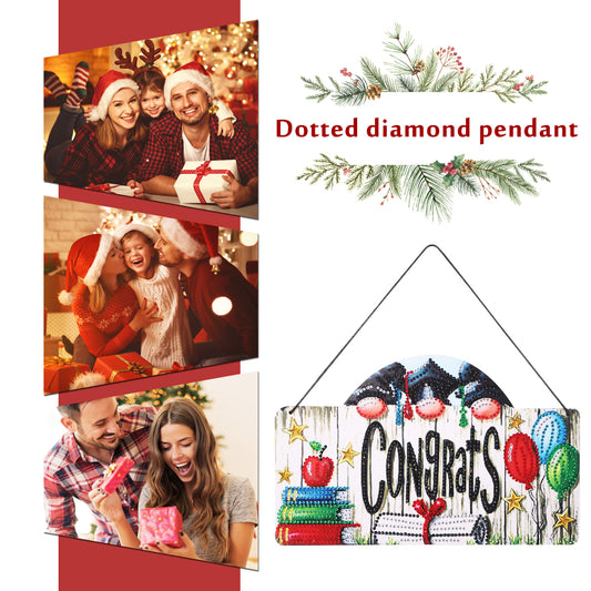 5D Diamond Painting Door Window Hanging Signs DIY Mosaic Art Doorplate