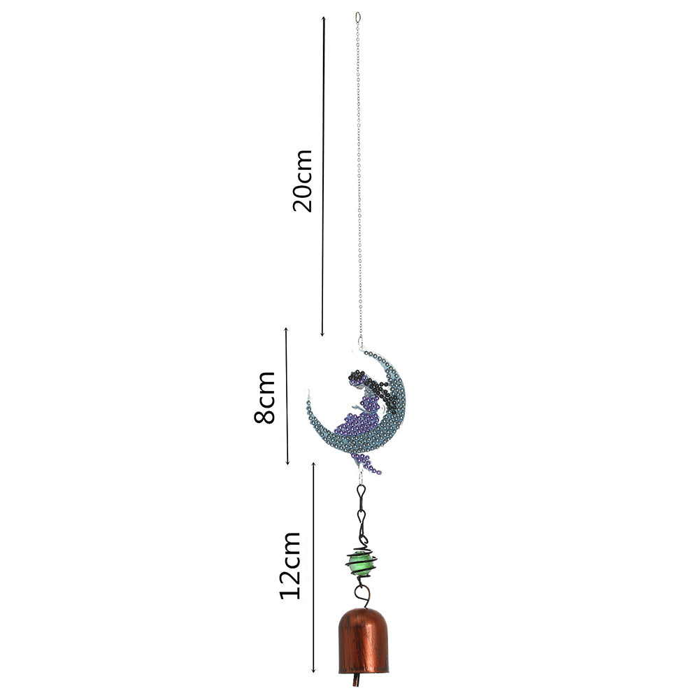 5D DIY Diamond Painting Wind Chime Bell Pendant Art Mosaic Kit Home Decor