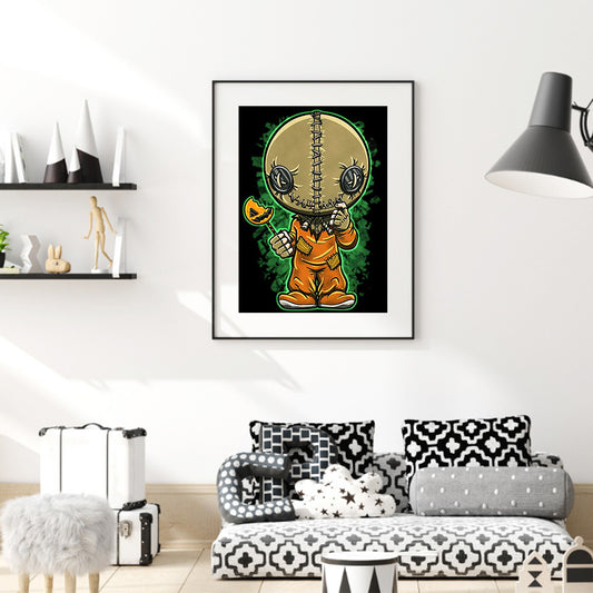 Horror Doll - Full Square Drill Diamond Painting 30*40CM