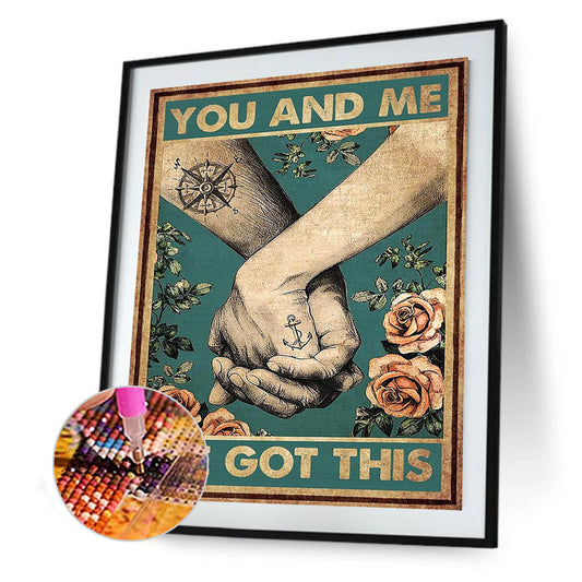 Retro Poster - Full Round Drill Diamond Painting 30*40CM