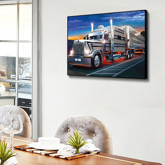 Big Truck - Full Round Drill Diamond Painting 50*40CM