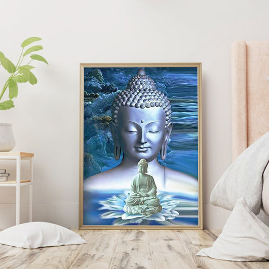 Buddha Statue - Full Round Drill Diamond Painting 30*40CM