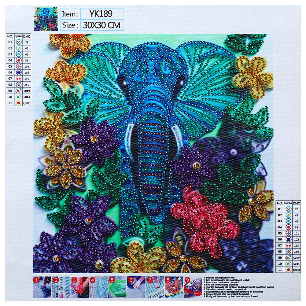 Paper Quilling - Special Shaped Drill Diamond Painting 30*30CM