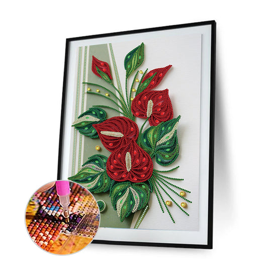 Paper Quilling - Special Shaped Drill Diamond Painting 30*40CM