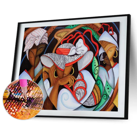 Abstract Painting - Full Round Drill Diamond Painting 70*50CM