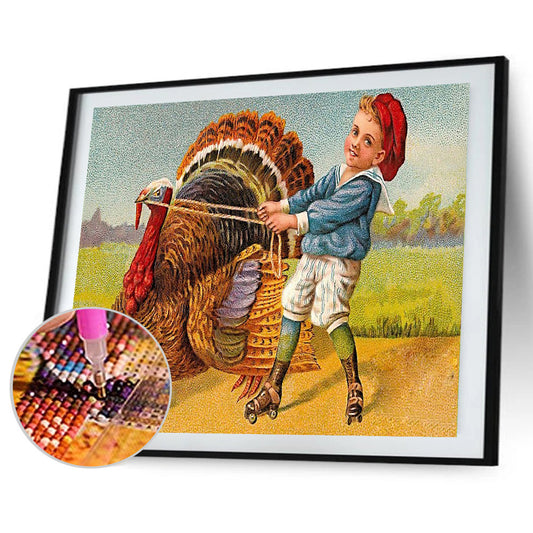 Turkey - Full Round Drill Diamond Painting 40*30CM
