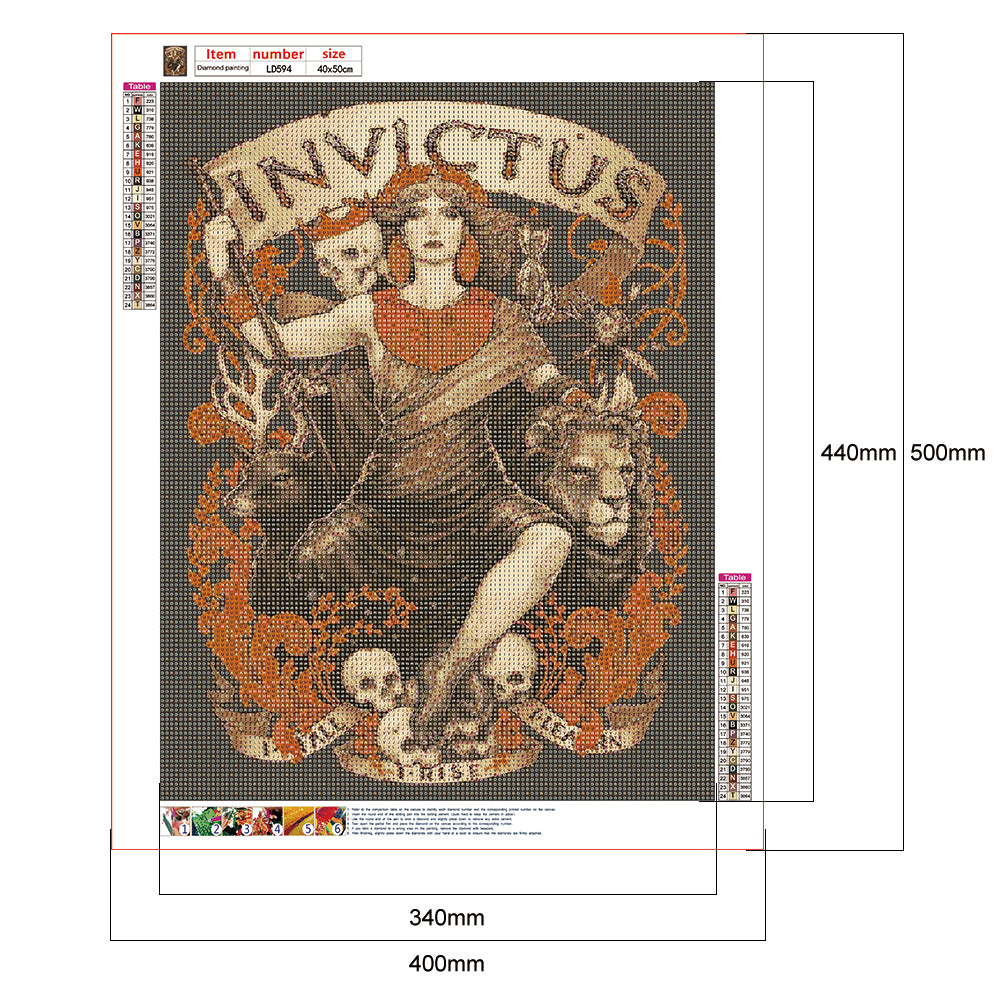 Abstract Person - Full Round Drill Diamond Painting 40*50CM