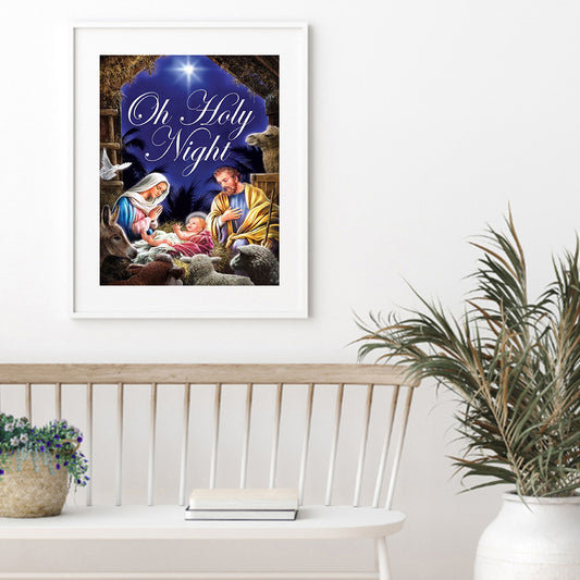 Jesus Birth - Full Round Drill Diamond Painting 30*40CM