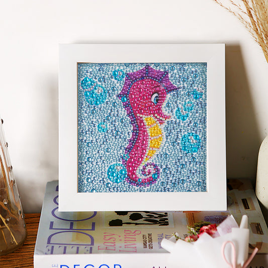 Hippocampus - Special Shaped Drill Diamond Painting 18*18CM