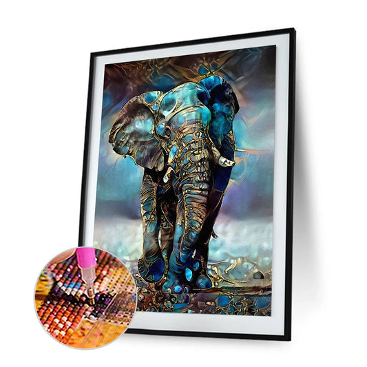 Elehpant - Full Round Drill Diamond Painting 30*40CM