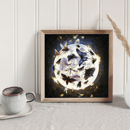 Butterfly Planet - Full Round Drill Diamond Painting 30*30CM