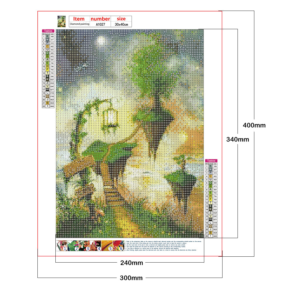 Forest Park - Full Round Drill Diamond Painting 30*40CM