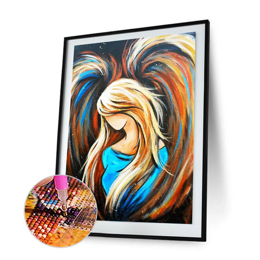Heart Angel - Full Round Drill Diamond Painting 30*40CM