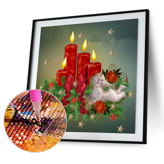 Candle - Full Round Drill Diamond Painting 30*30CM
