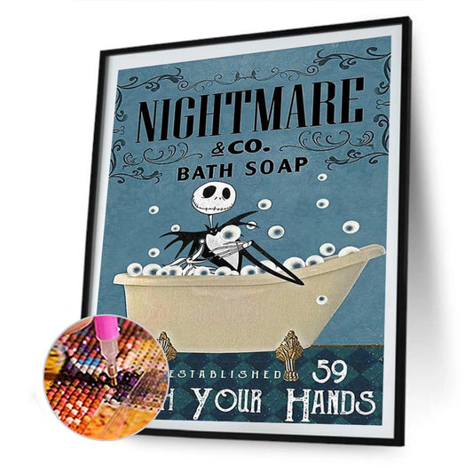 Abstract Letters - Full Round Drill Diamond Painting 40*50CM