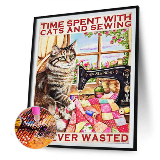 Abstract Letters - Full Round Drill Diamond Painting 40*50CM