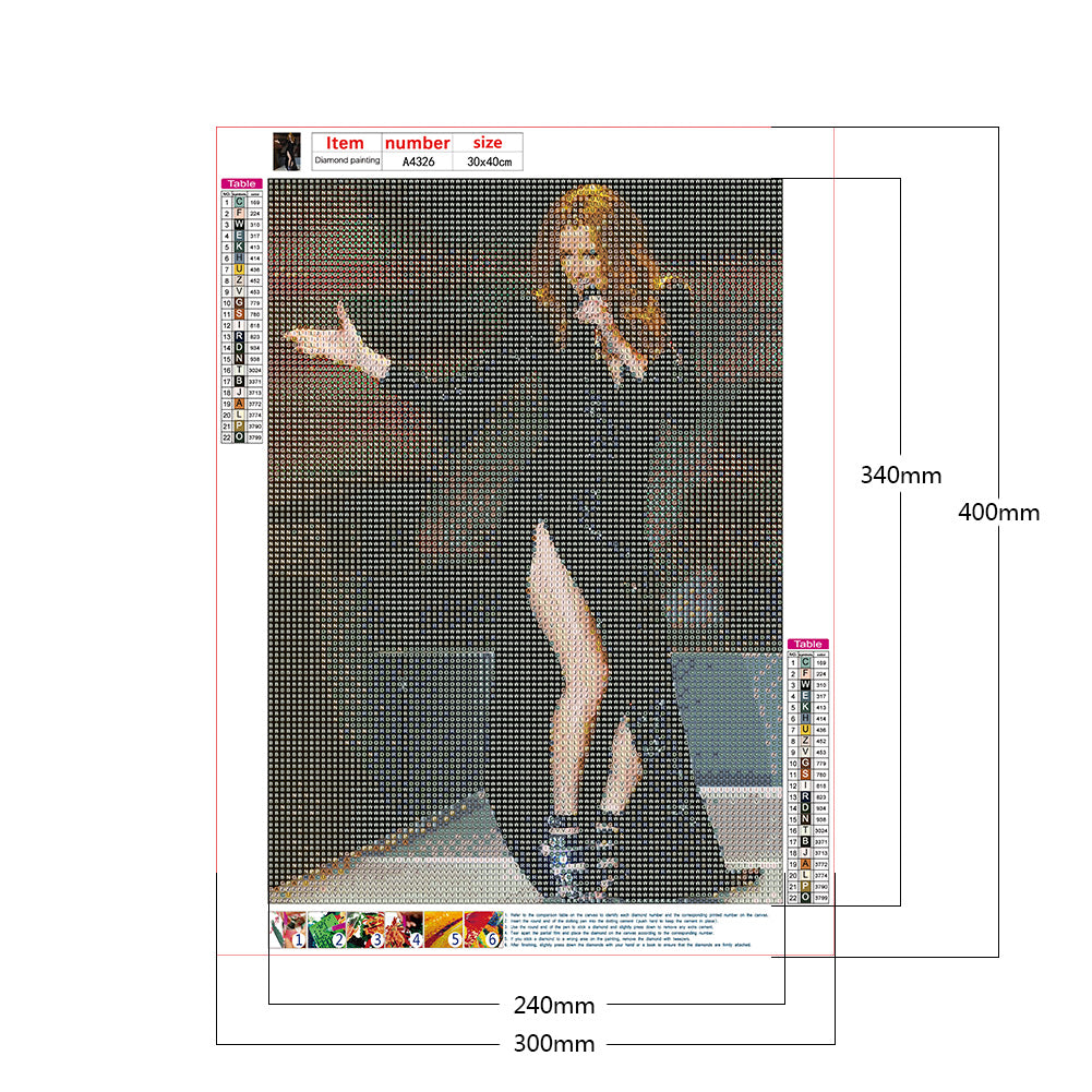 Character - Full Round Drill Diamond Painting 30*40CM