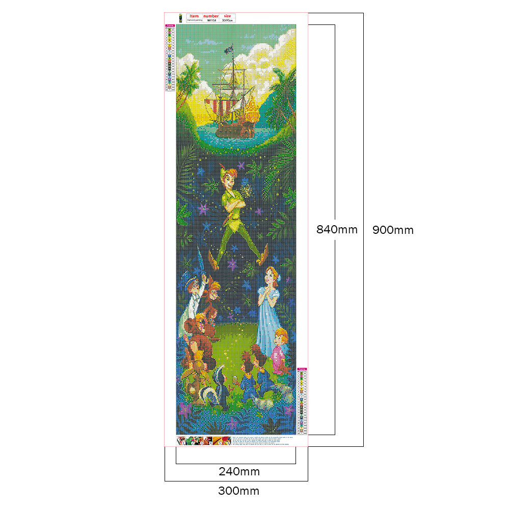 Fairy Tale - Full Round Drill Diamond Painting 30*90CM
