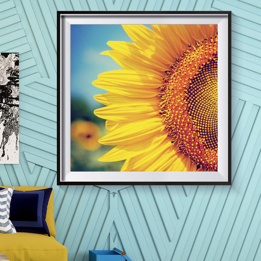 Sunflower - Full Round Drill Diamond Painting 30*30CM