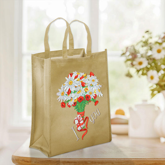 DIY Diamond Painting Oxford Handbag Eco-friendly Storage Bags Grocery Totes
