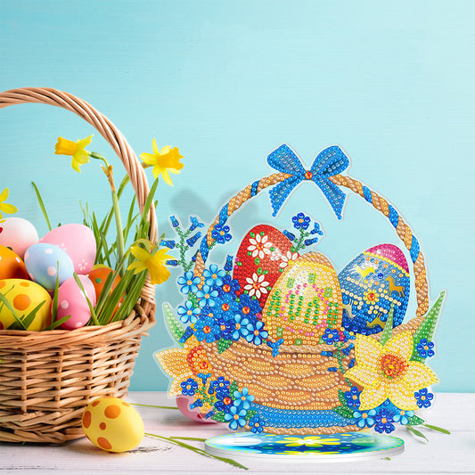 5D Diamond Painting Desktop Ornament DIY Easter Rhinestone Mosaic Crafts