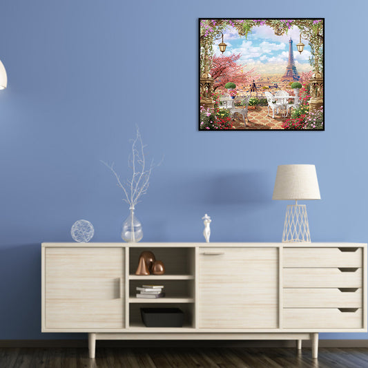 Paris Scenery - Full Round Drill Diamond Painting 50*45CM