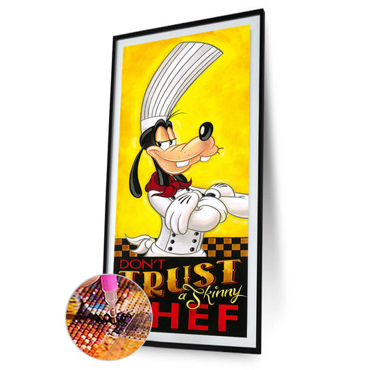 Cartoon Dog - Full Round Drill Diamond Painting 30*90CM