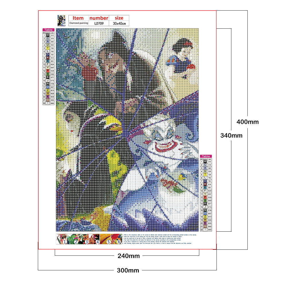 Bad Guy - Full Round Drill Diamond Painting 30*40CM