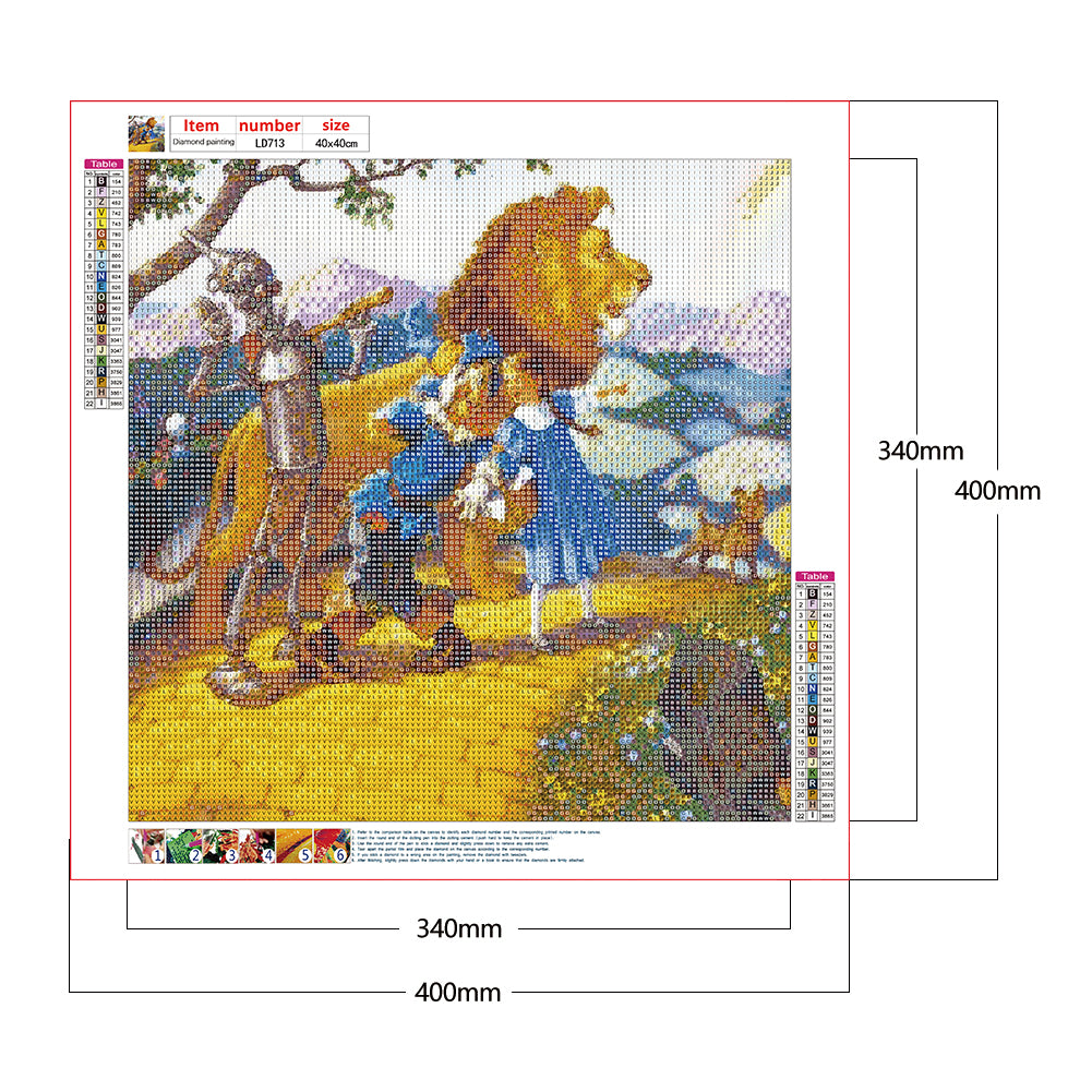 Fairy Tale - Full Round Drill Diamond Painting 40*40CM