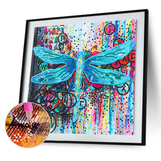 Dragonfly - Special Shaped Drill Diamond Painting 30*30CM