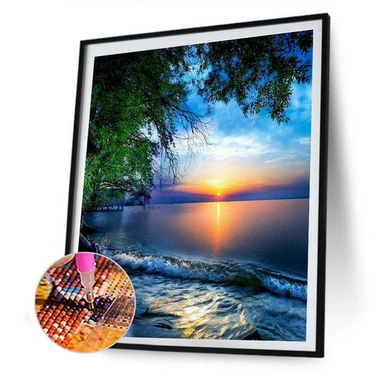 Sunrise Sunset - Full Round Drill Diamond Painting 30*40CM