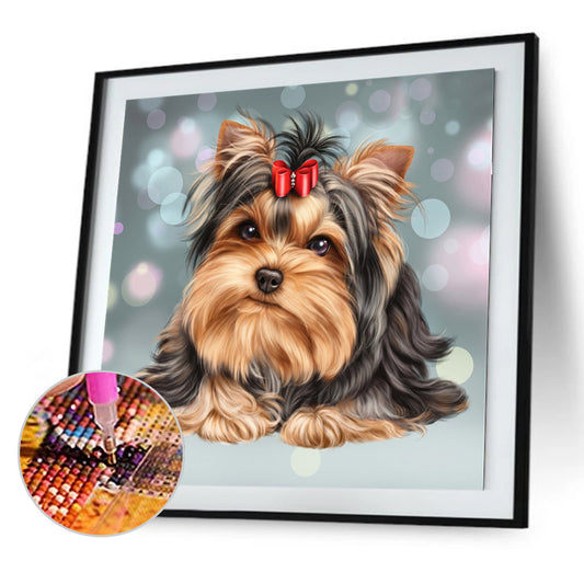 Winter Dog - Full Square Drill Diamond Painting 30*30CM