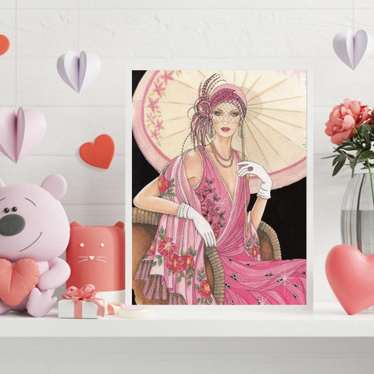 Dignified Lady - Full Round Drill Diamond Painting 30*40CM