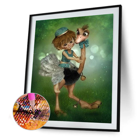 Cartoon Girls - Full Round Drill Diamond Painting 40*50CM