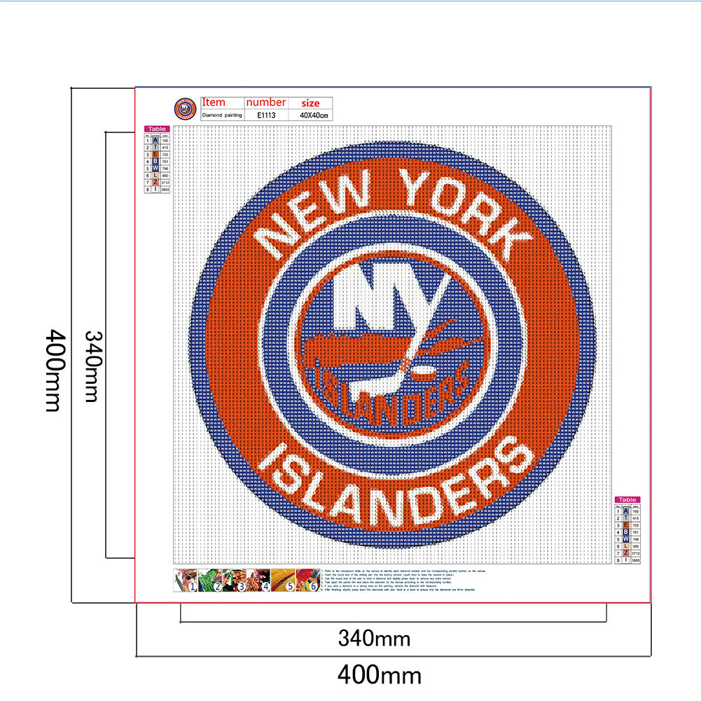Puck Team - Full Round Drill Diamond Painting 40*40CM