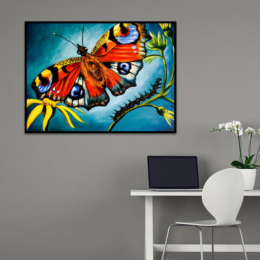 Butterfly - Full Round Drill Diamond Painting 50*40CM