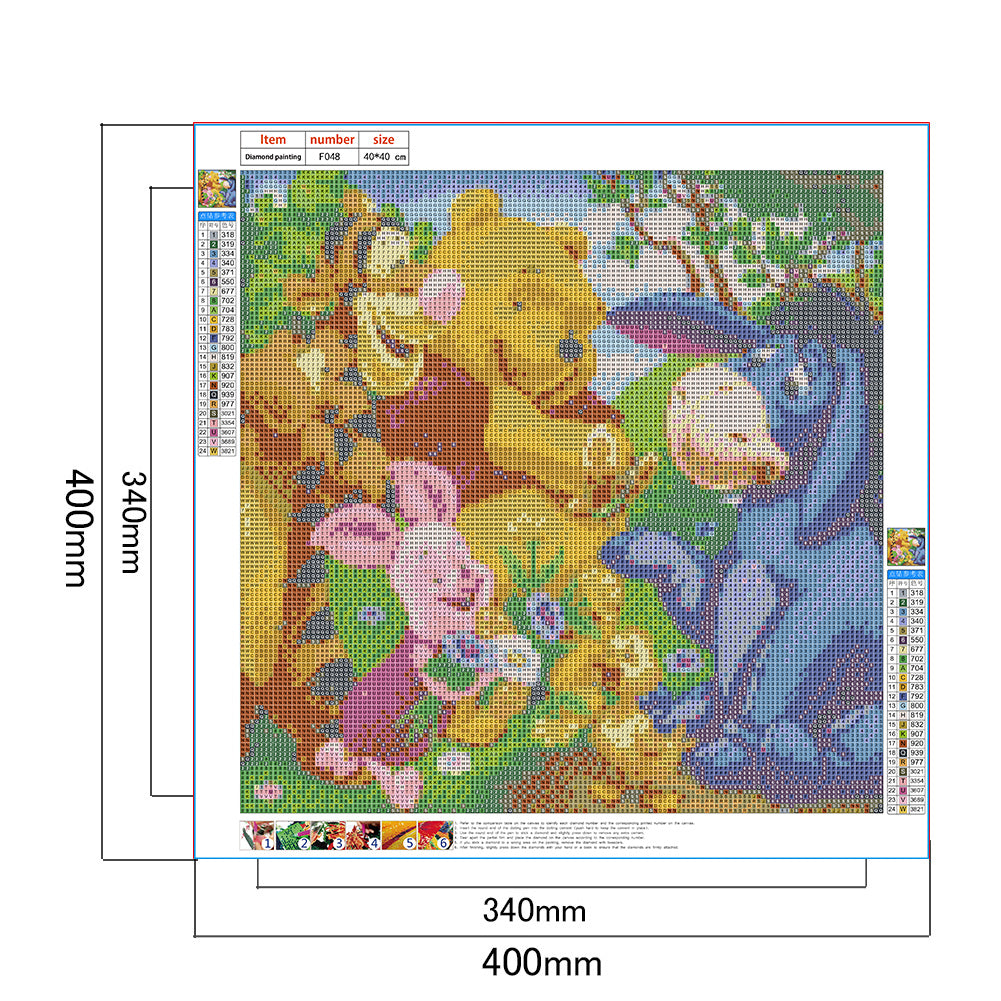 Bear - Full Square Drill Diamond Painting 40*40CM