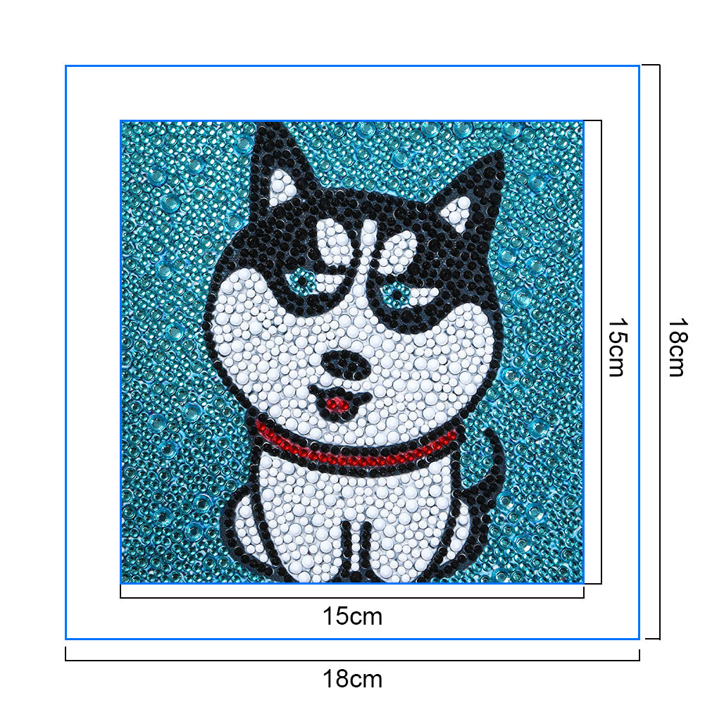 Animal - Special Shaped Drill Diamond Painting 15*15CM