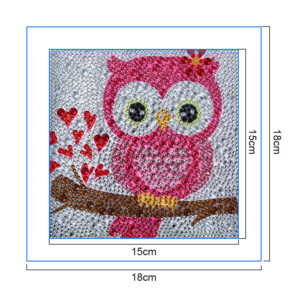Animal - Special Shaped Drill Diamond Painting 15*15CM
