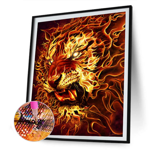 Lion - Full Square Drill Diamond Painting 50*60CM