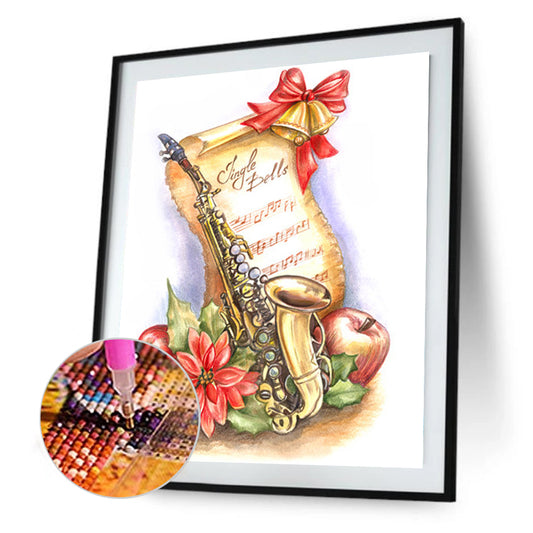 Musical Instrument - Full Round Drill Diamond Painting 40*50CM