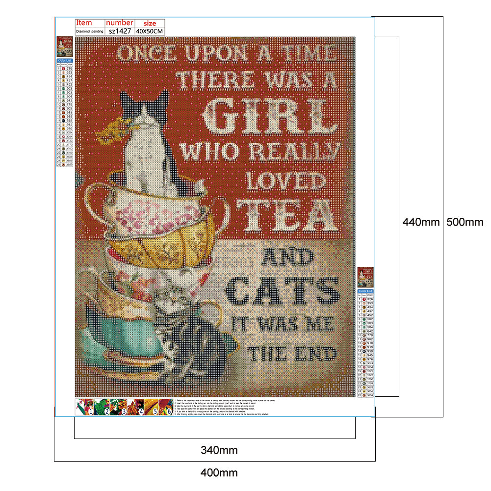 Retro Poster - Full Round Drill Diamond Painting 40*50CM