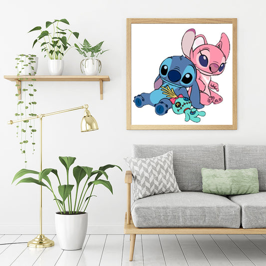 Monster Family - Full Round Drill Diamond Painting 30*30CM