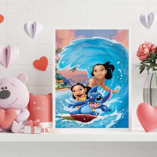 Stitch - Full Round Drill Diamond Painting 30*40CM