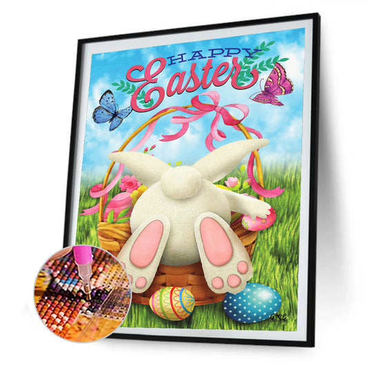 Easter Bunny - Full Round Drill Diamond Painting 30*40CM