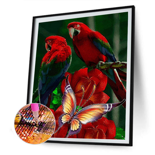 Parrot - Full Square Drill Diamond Painting 40*50CM
