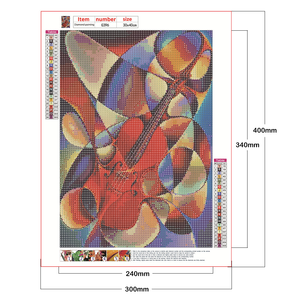 Abstract Pattern - Full Round Drill Diamond Painting 30*40CM