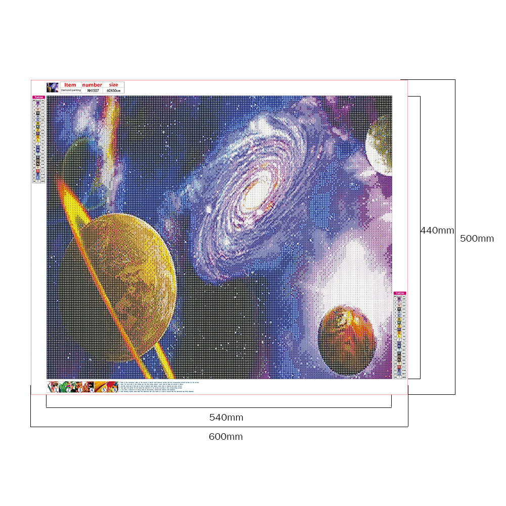 Cosmic Galaxy - Full Round Drill Diamond Painting 60*50CM