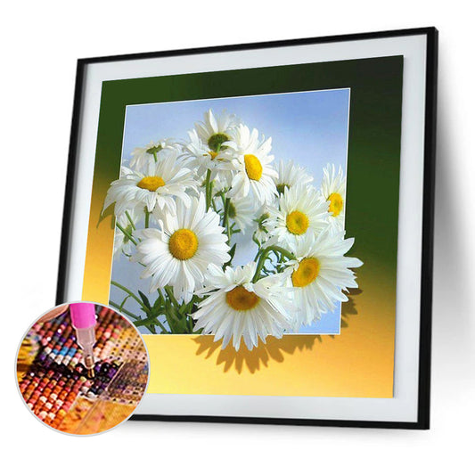 Chrysanthemum - Full Square Drill Diamond Painting 30*30CM