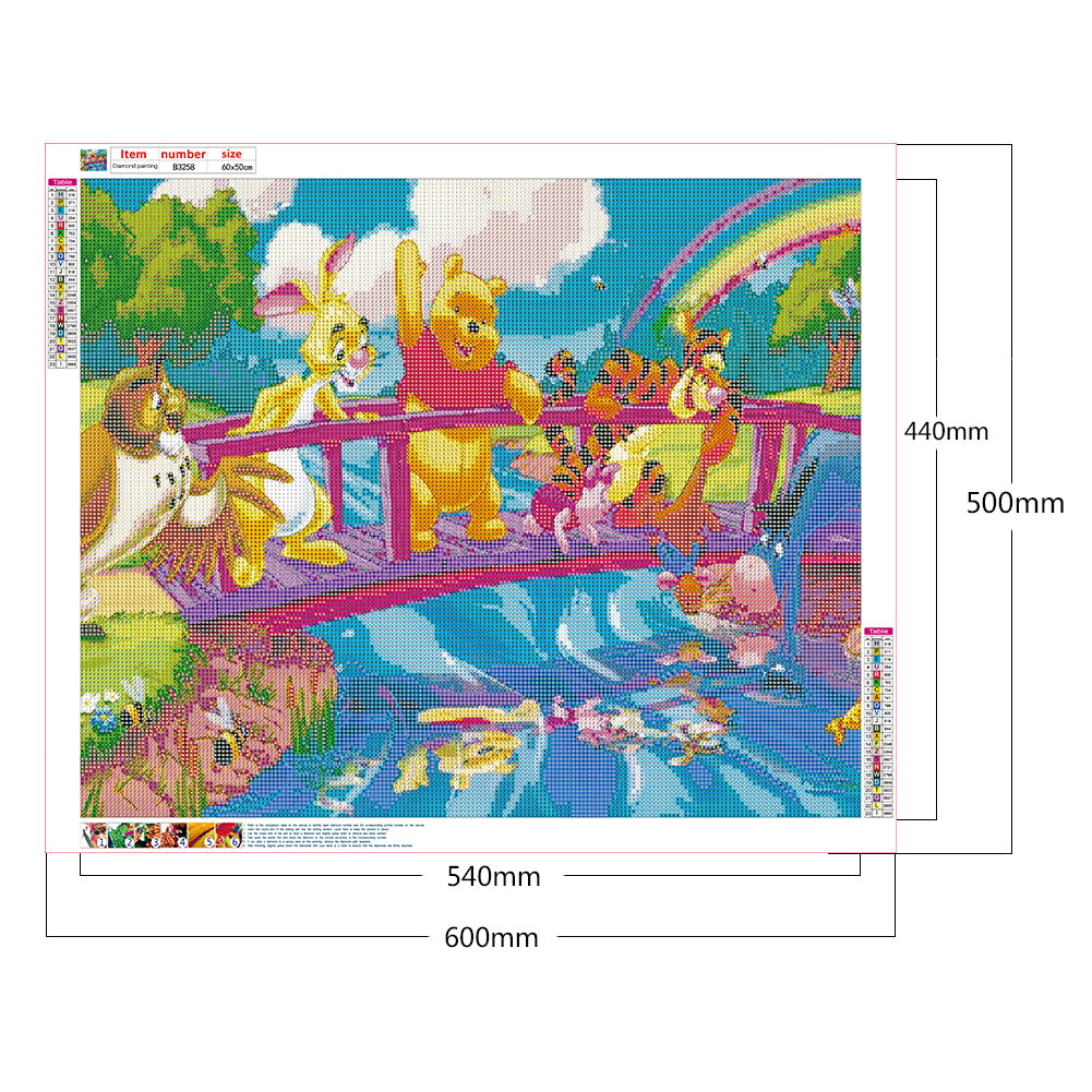Winnie The Pooh - Full Round Drill Diamond Painting 60*50CM